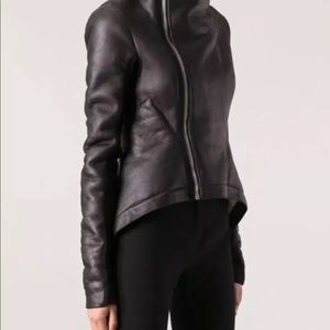 Rick Owens black shearling